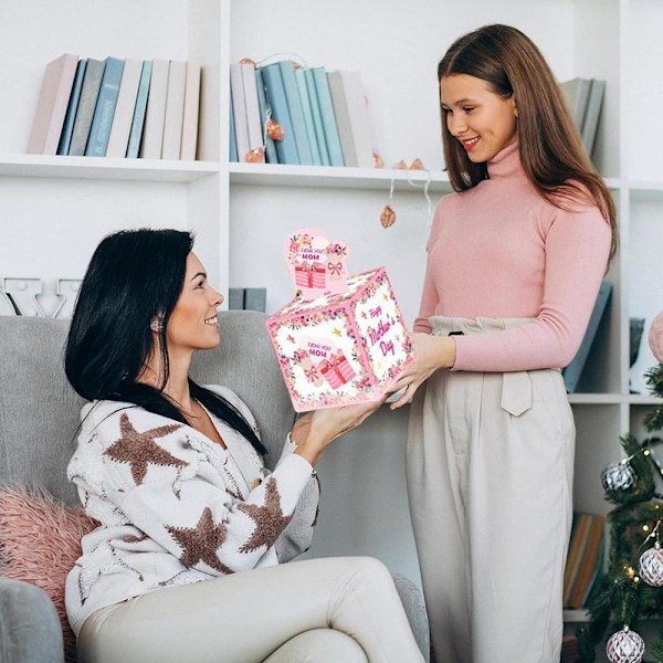 Mors Dag Pengalåda för Kontantgåva Dra Pengarulle Presentförpackning Su