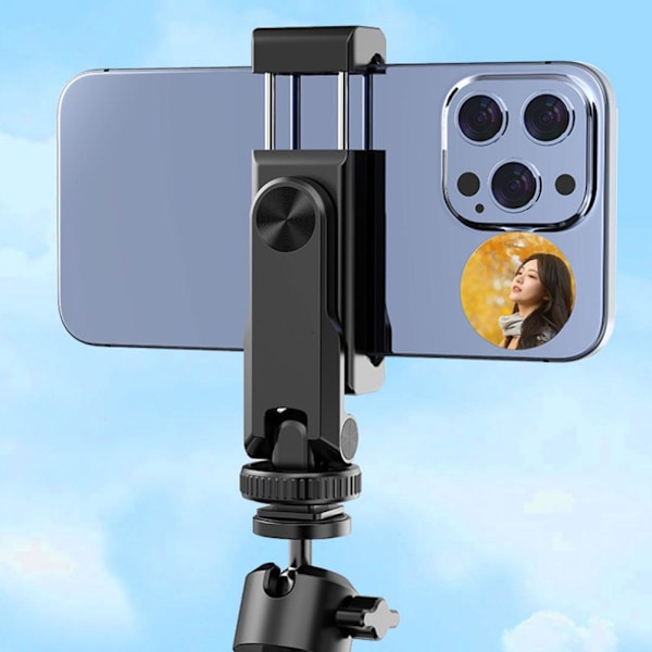 Kompakt Självhäftande Spegel Smartphone Selfie Vlog Spegel För Telefon Metallplattor För Selfie För D8r8
