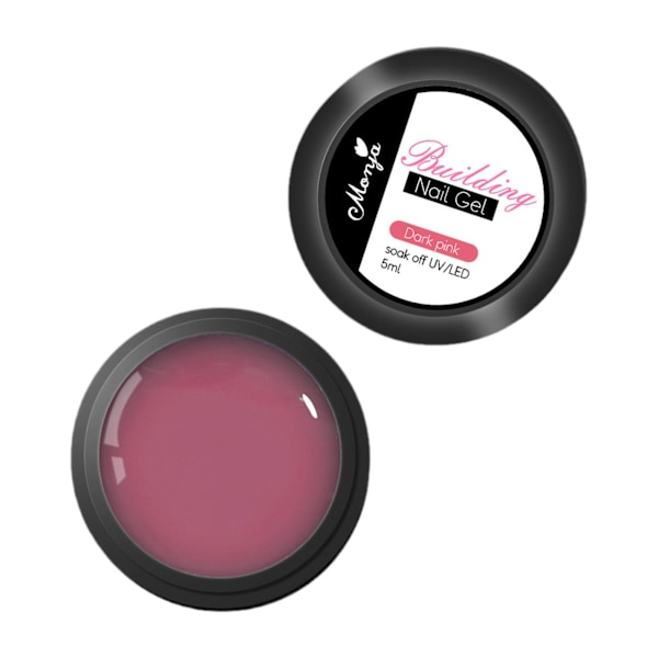 Icke-klibbig Handförlängning Nagelgel Skulpteringsgel Nagel XP Konst T Polish Q0Z6 Dark Pink 5ml