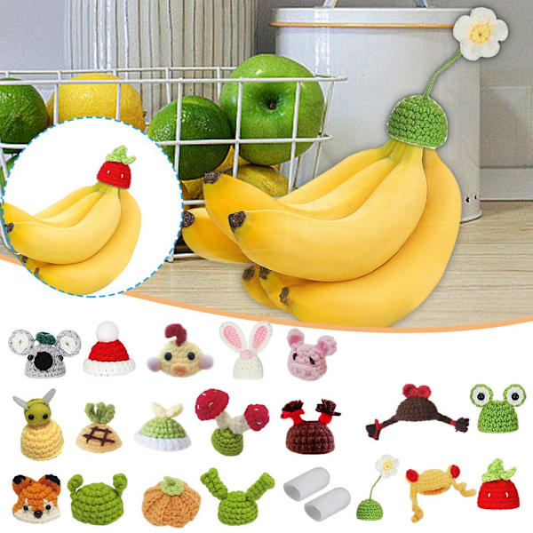 Bananhattar för att hålla bananer färska Bananhatt FÖRPACKNING Bananhatt R9T9 piglet 1pcs