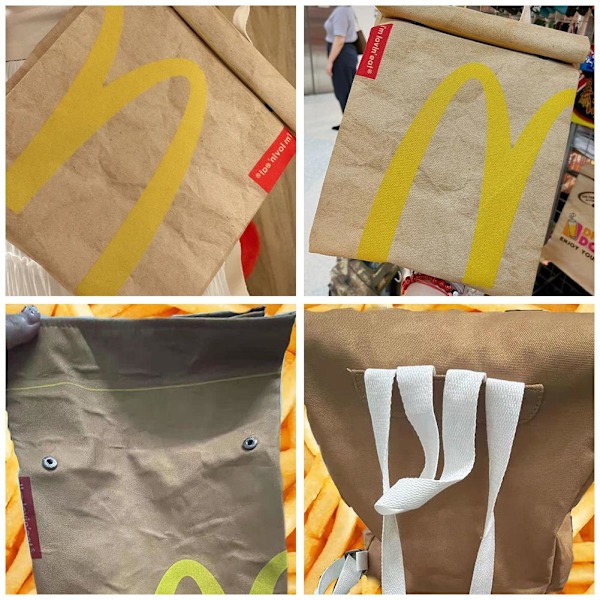 Rolig McDonald Ryggsäck för Kvinnor med Stor Kapacitet, Mångsidig för Crossbody Bags One size