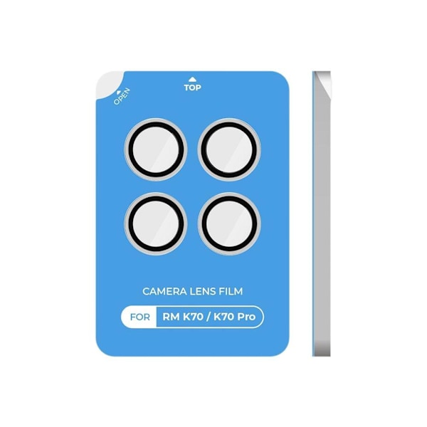 1x Metall Linsskydd för Mobiltelefon för Poco X5 / För Poco X5 Pro Access 2024 silver For xiaomi poco x6 pro