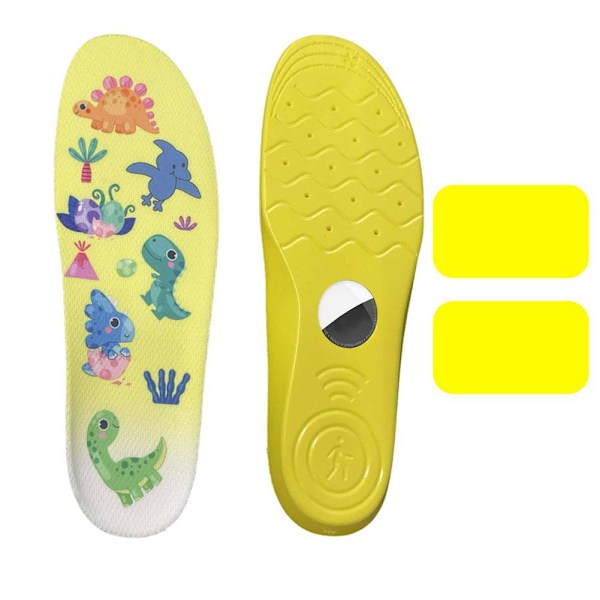 Innersulor för Airtag Dold Hållare, för Airtag Skyddande Innersulor för Barn och Seniorer, Spåra Dina Steg och Skor, för Airtag Innersulor Hjälper Dig Yellow 135-150mm