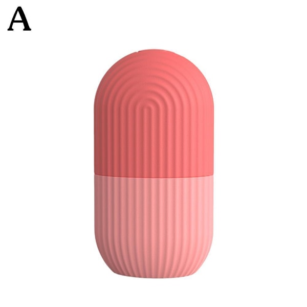 Is Ansiktsroller Silikon Hud Massager Vård Kub Form Boll n,1 Bricka O2X7 purple one-size