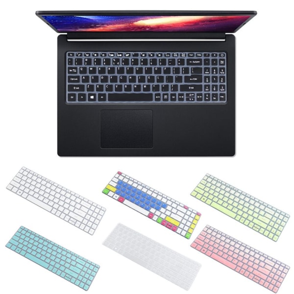 Laptop Keyboard Cover Skin för Acer Aspire 3 -55G -55 55 55G / A Black One-size