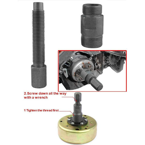 Motor Magneto Svänghjul Avdragare Reparationsverktyg För Motorcykel V3A9 ny I2 Hot C4E6