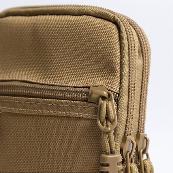 Taktisk Molle Utility Pocket EDC Verktygsväska Organizer Admin Pouch green double layer