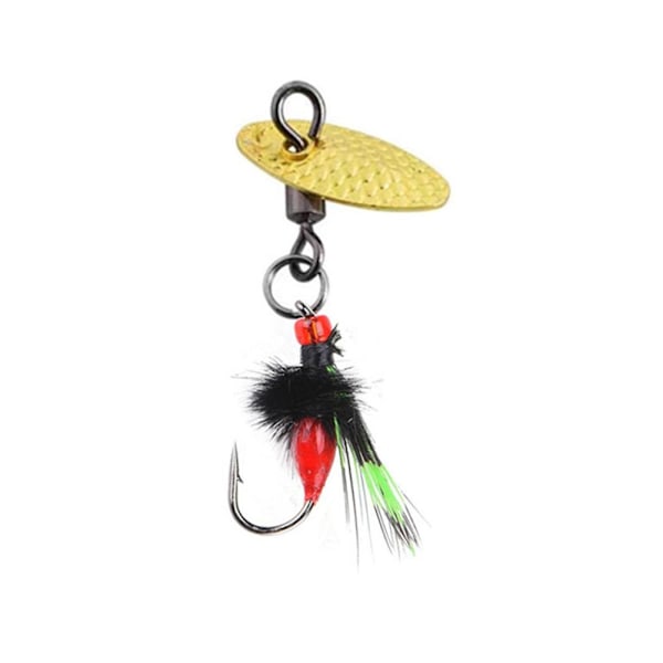 Flugkrokar Flugor Insektsbeten Bete Flugfiske Lockbete Paljetter C 1size