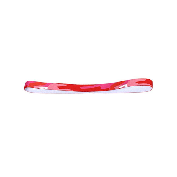 Fitness Yoga Hårband Sport Pannband Anti-Slip Elastisk Hårband red One-size