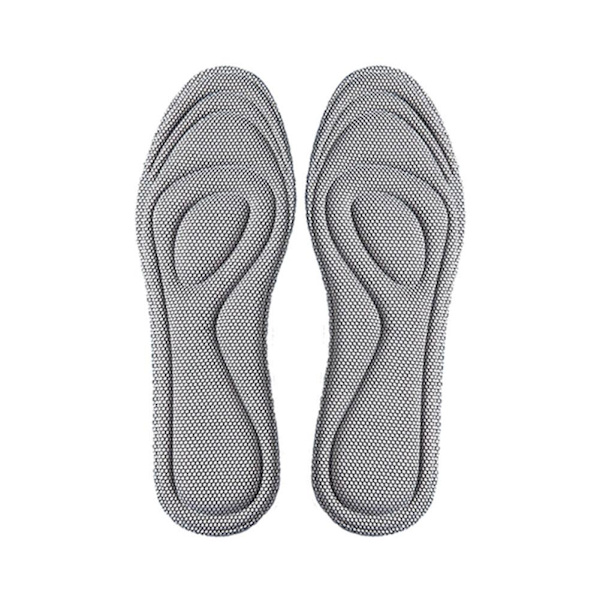 Unisex 4D Memory Foam Ortopediska Sko Innersulor Kuddar Komfortfot blue 42