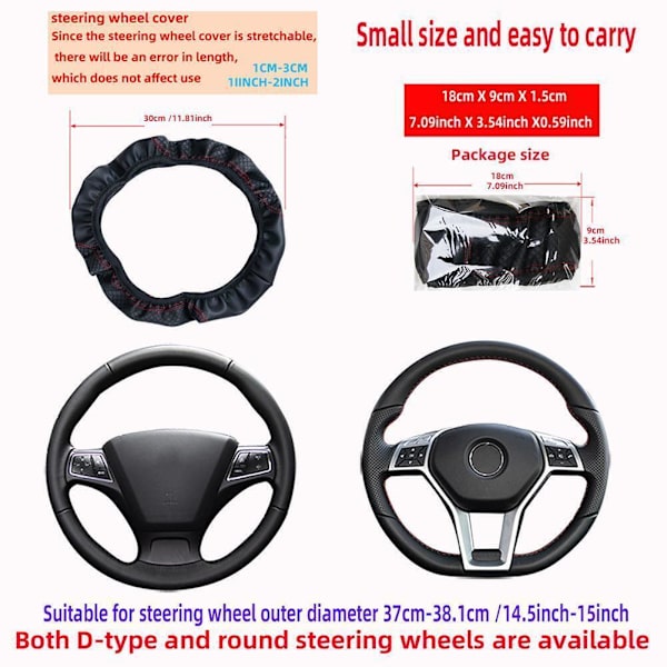 Sportrattsskydd i läder, halkfria, för bilar, Y8U3 Black/gray 1pcs