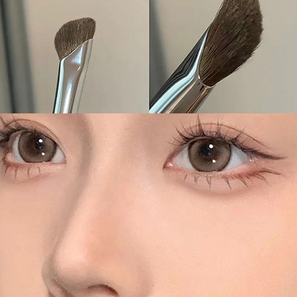 Nässkuggsborste Konturborste Bronzerborste Sminkverktyg W0t5 L Nasal Shadow Brush