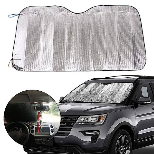 Vikbar bil vindruta visir skydd solskydd dammtät UV-skydd I1 130*60cm one-size