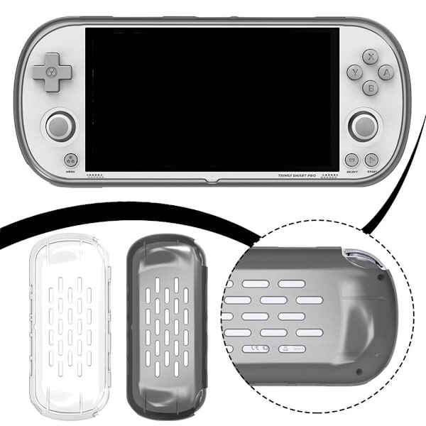 för Chuimi TRIMUI SMART PRO handhållen skyddskåpa spelkonsol skal co G9L2 Transparent one size