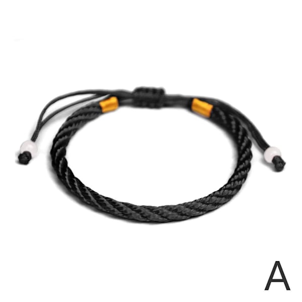 Armband Handvävt Etnisk Stil Manliga och Kvinnliga Älskares Rep Röd Födelseår D6N5 Red One size
