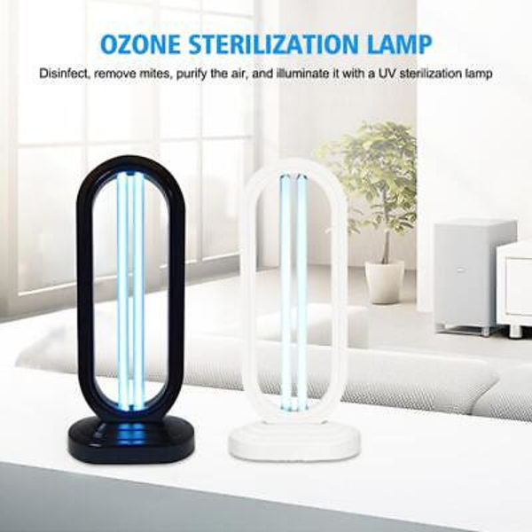 Ultraviolett Sterilisering Germicidal Lampa Ozon Desinfektion Sovrum Eu black 1pcs