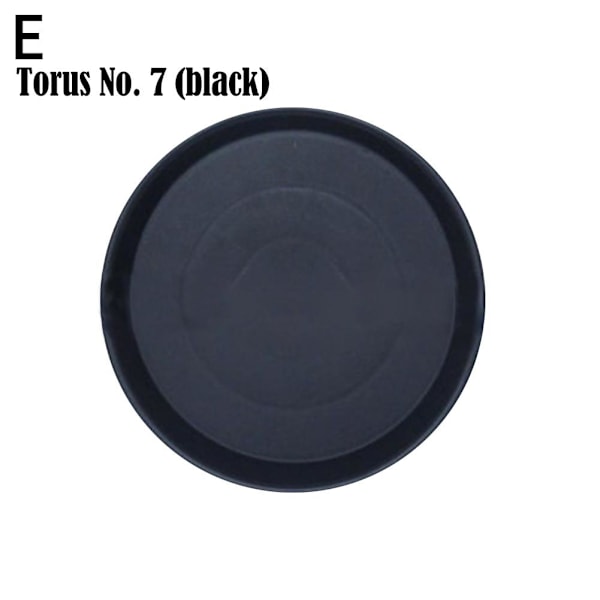 12-pack Växtfat 8 10 12 tum Plast Växtbricka, Robust och 10 inch black 1pcs