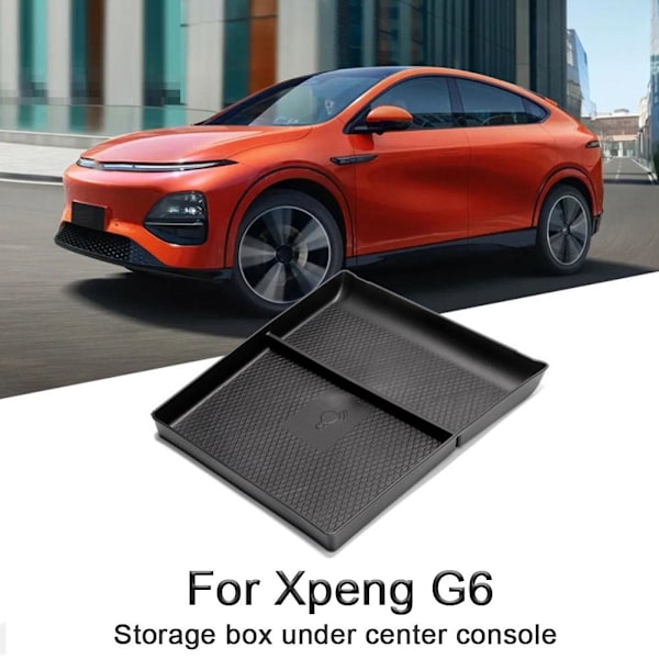 Förvaringsplats för Xpeng G6 mittkonsol, nedre lagerfack