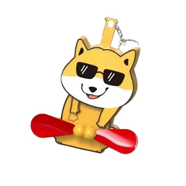 Nyhet & Kreativ Drag Lek Ägg Katt Tryck-vev Fläkt Hand Avlastare Akryl Roterbar Rolig Y1n0 Corgi  A
