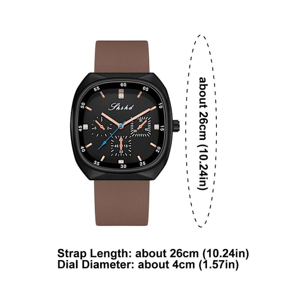 Lyxigt Silikonarmband Mode Dam Vattentät Klocka Unisex För Män Kvinnor Mode Koreansk O6f1 Red One size