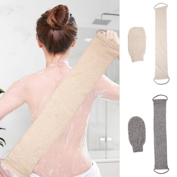 Badhandske i bambufiber med skumgummirubb C8X3 gray 1pcs