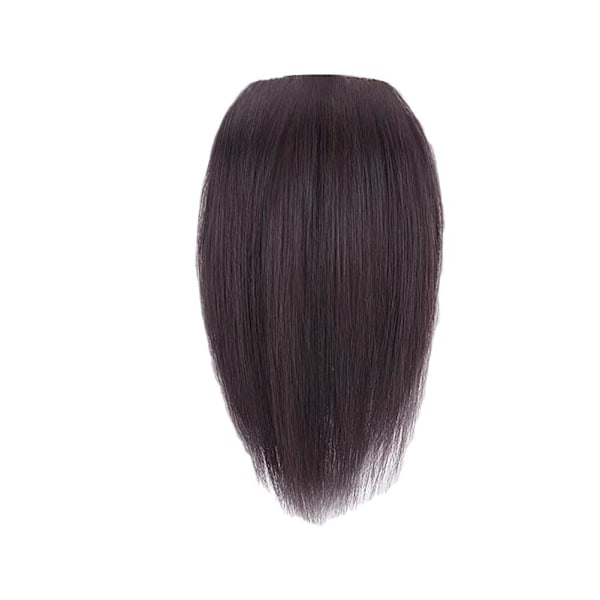 Uppgraderad Förtjockad Fluffig Hårförlängning Flerfärgad 15/25Cm Clips Osynlig Ny M4S7 Dark brown25cm 1pcs