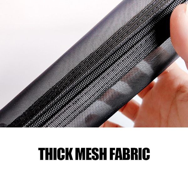 Kosmetisk väska i mesh x 1 ыш ч< H9G7 D5K6 U3L6 large flat 1pcs