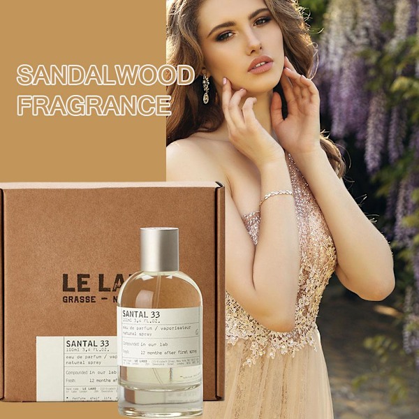 Le Labo Santal 33 Unisex EDP Träig Iris Pudrig Läder Lila Kardemumma 100ml--