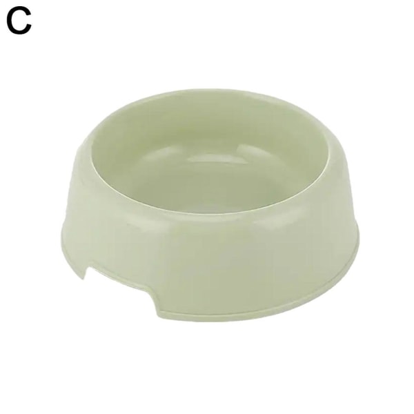Skål för husdjur, hund och katt, resefotspår, matningsfoder, vatten, plast green one-size