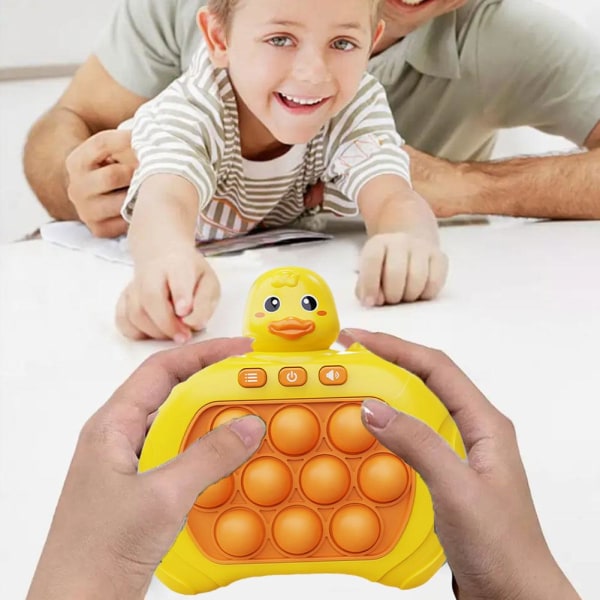 Pop It Game Machine Söt tecknad Kanin Duck Toy Quick Push Bubb duck onesize