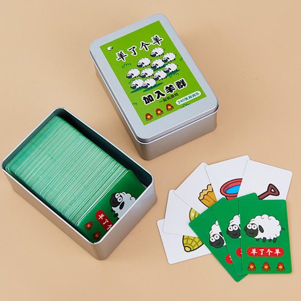 Får Spelade Ett Får Brädspel Får Får Roligt Pusselbräde Hon paper box 1pcs