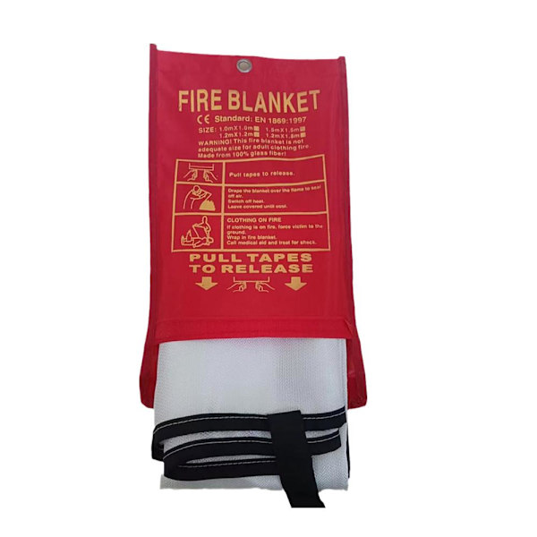 Brandfilt, Nödbrandsläckningsfilt för Hemmakök, Förberedd HOTN 1*1m one-size