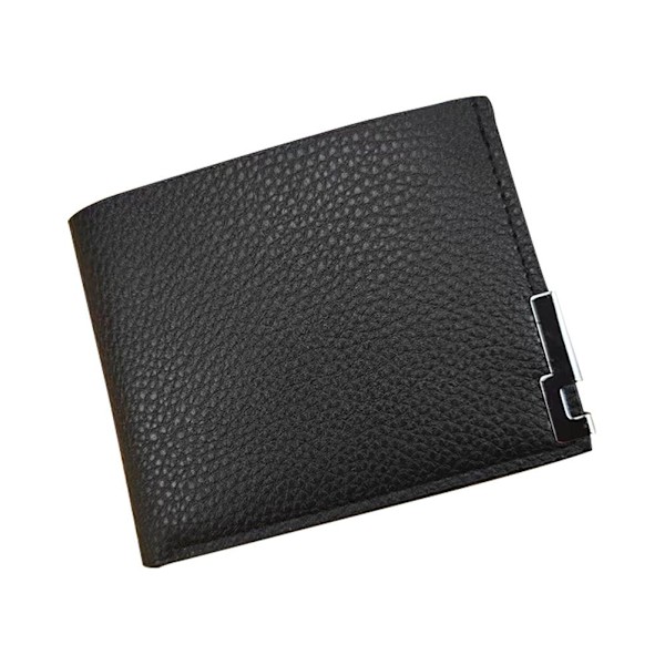 Ny kort horisontell plånbok för män, multifunktionell. W1 Dark brown 1size