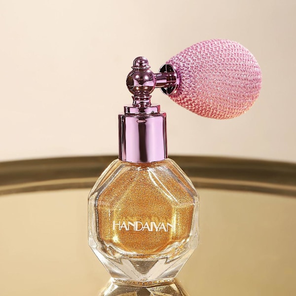 Glitter Kroppspuder - Highlighter Spray Shimmer för Ansikte CITRINE 4.6g