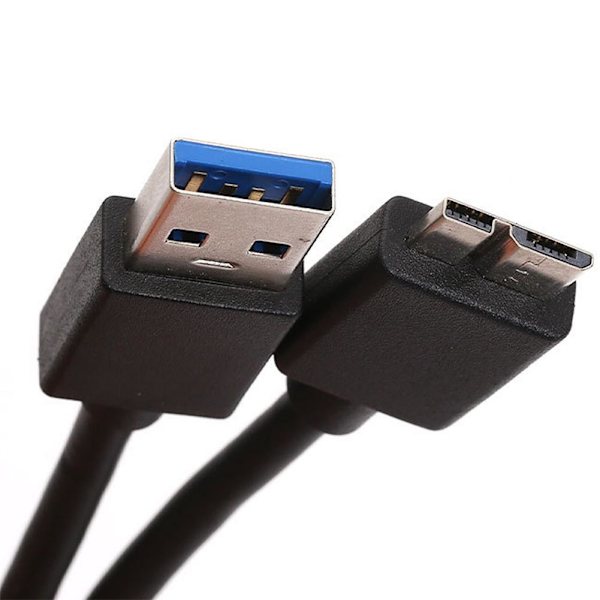 USB 3.0 AM Hane till Micro B Kabel Super Speed Adapter För Extern HDD Sladd E0P0 BLACKA 0.2M