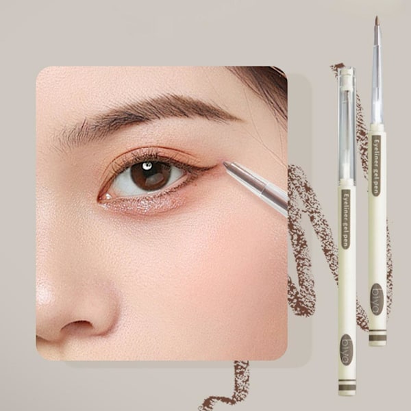 Silkeslen Långvarig Eyeliner Hållbar Vattentät Anti-kladd fo 103 Truffle Grey 0.12g