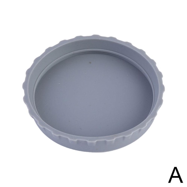 Dryckesburkslock Läcksäkra Förseglade Silikonburkar Cola Praktiska Lock Burk Järn Bekväm S8p9 grey one-size