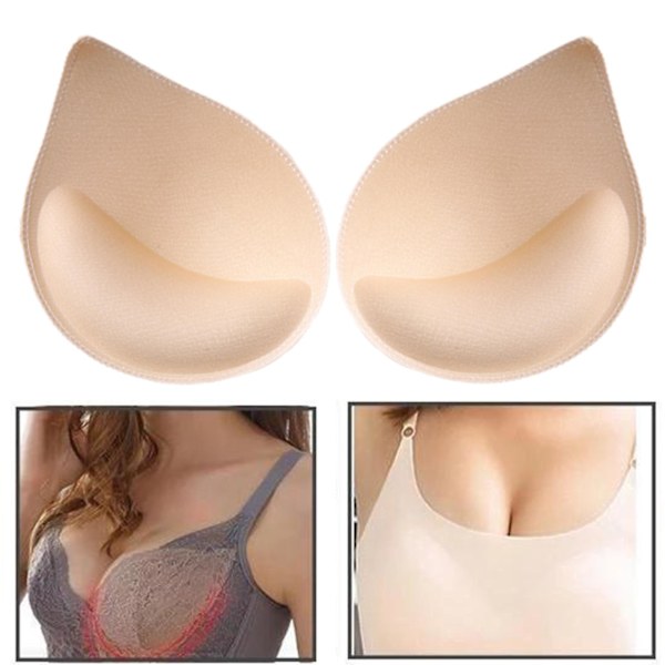 3D Lyft Upp Svamp BH-inlägg För Bikini Kvinnor Underkläder Inlägg 2023 BH R2L6 black One Size