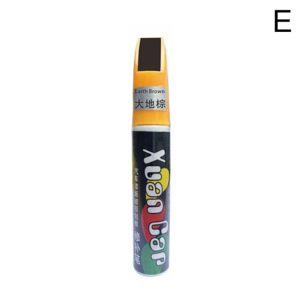 Bilfärg Fix Penna Autolack Reparation Borsta upp Scratch Tool DIY Re brown One-size