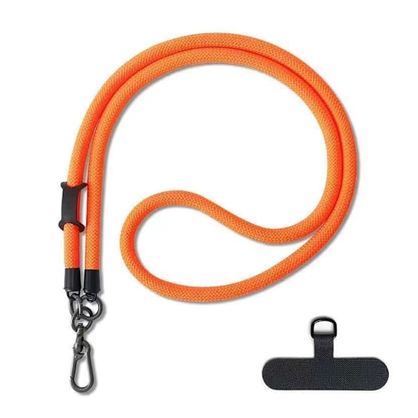 Justerbar Längd Mobiltelefon Halsband Snodd För iPhone 13 15 Pro 14 Max.UK orange 10mm