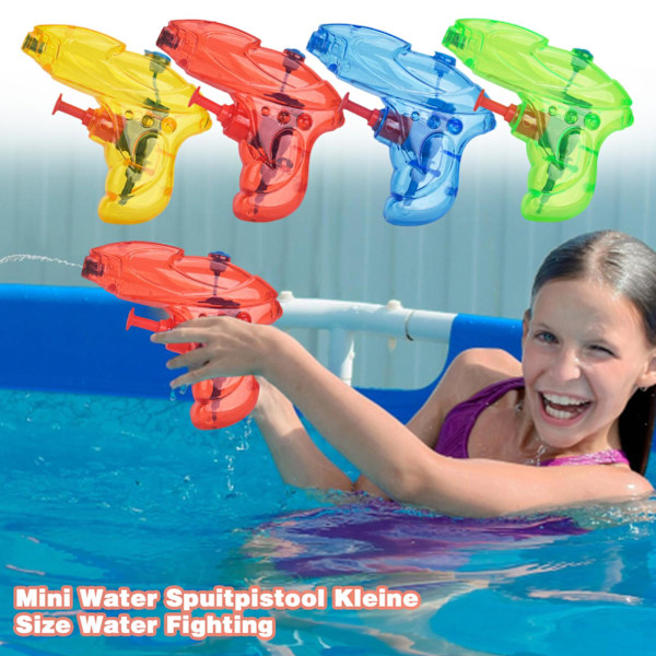 Mini Vattenpistol För Barn Sprutleksak Utomhus Strand Pool Spelfavorit Red Onesize