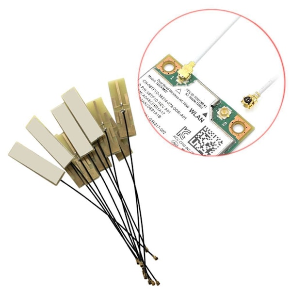 2.4G 5G 5.8G Inbyggd PCB Dubbelfrekvensantenn FPV IPX U.FL O9E9 IPEX -AU.