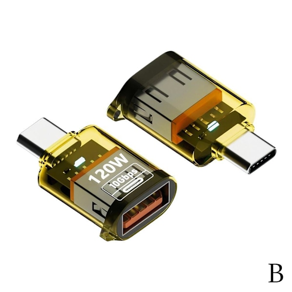 USB 3.2 Hona till Typ C Hane Port Konverter Adapter☆ E5R6 F8D6 Black 1 pcs