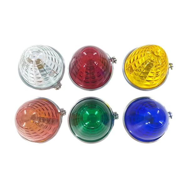 1156 Glödlampa Lastbil Sidomarkeringsljus Vattenmelon Glaslins Ljus 12v 24v Indikator Varningsljus L0g1 White One size