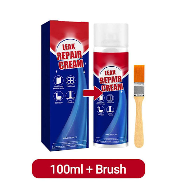 Läckagereparations Vattentät Tätningsspray med Borste 100ml Hot Q5