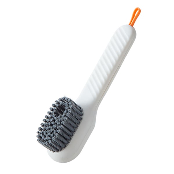 Skoborste med långt handtag, mjuk borste, färgskoborste som inte skadar skor, hushållsrengöringsborste, skoborste white One-size