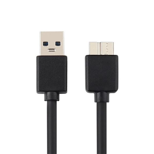 USB 3.0 AM Hane till Micro B Kabel Super Speed Adapter För Extern HDD Sladd E0P0 BLACKA 0.2M