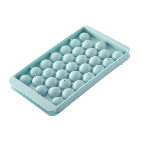 33 Hål Iskubbricka Form Isboll Maker Rund Frukt Iskubform Geléboll Form Rund Iskubbricka blue medium