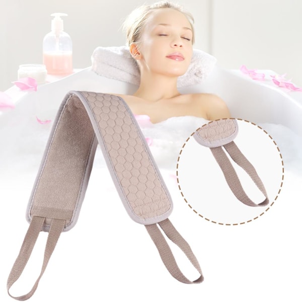 Lång badhandduk med massagekorn för rengöring och dekontaminering