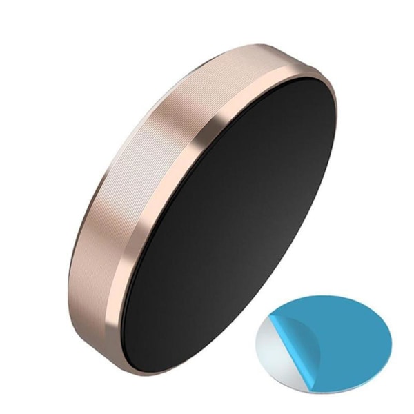 Magnetisk bilhållare instrumentpanel mobiltelefonhållare montering med fre Rose gold One-size